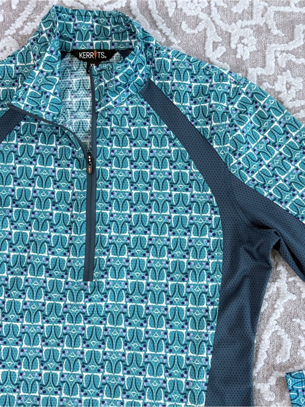 NWOT Kerrits Always Cool IceFil®️L/S 1/2 Zip Top - Picture 7 of 13